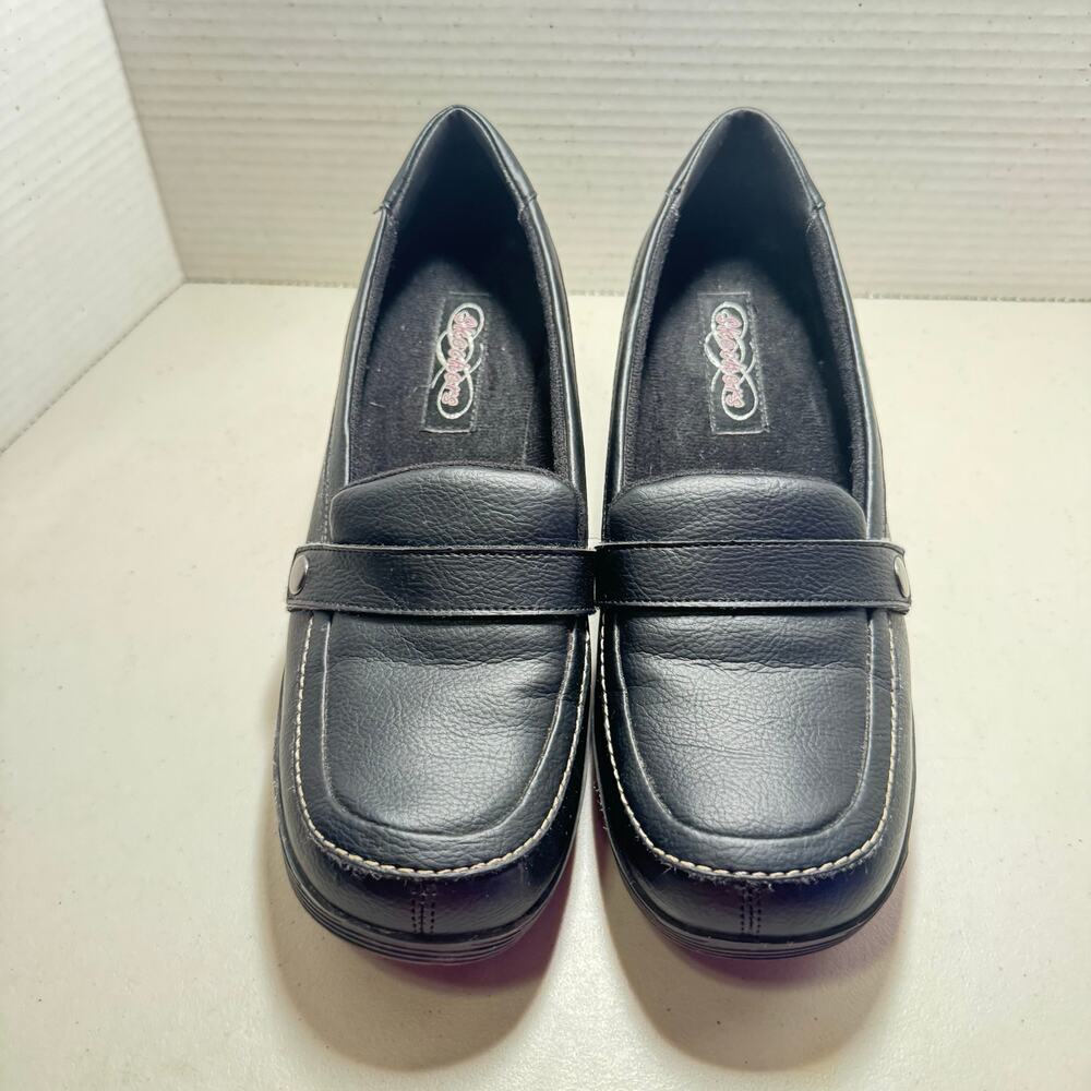 SKECHERS Platform black Loafers SZ 8.5